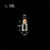 1.5ml 2ml 3ml 5ml 6ml Diameter 16mm 50pcs/lot Test Tube Glass Bottles Small Bottles with corks Mini Glass Vials for packing Gift 2