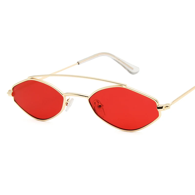 Small Sexy Cat Eye Sun Glassses Women Vintage Oval Metal Sunglasses Men Colorful Shades Eyewear UV400 Hot style Small Sexy Cat Eye Sun Glassses Women Vintage Oval Metal Sunglasses Men Colorful Shades Eyewear UV400 Hot style