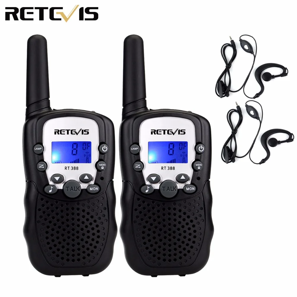 Мини рация Retevis RT388 2 шт. детская радиостанция 0 5 Вт PMR446 FRS UHF частота переносной