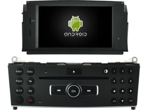 Perfect Android 8.1.0 2GB ram car dvd Audio player FOR Mercedes Benz C200 C180 W204 2007-2010 auto head unit tape recorder 3G BT WIFI 5