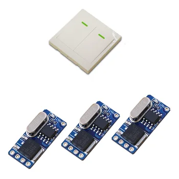 

New Arrival Micro Small Remote Control Switches DC Power Supply Mini RF Wireless Switch DC 3V 3.7V 5V 6V 9V 12V 315M/433M