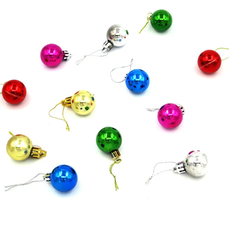 12Pcs Christmas ball ornaments Hanging Xmas Tree Festival Decor Party Supplies new year christmas tree decorations home O09 (6)