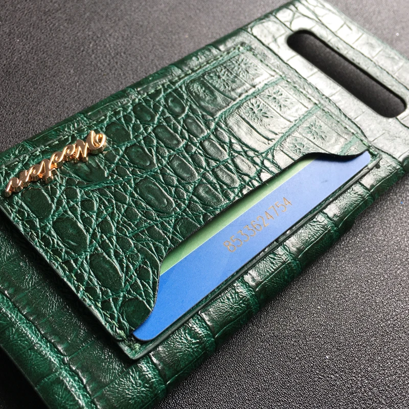 Роскошный чехол из искусственной кожи крокодиловой для Samsung Galaxy S8 S9 S10 Plus Lite S10e