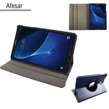 Una ficha de a6 10.1 sm t580 t585 t587 360 rotating case cubierta-forsamsung galaxy tab a 10.1 2016 tablet multi ángel cubierta del soporte case