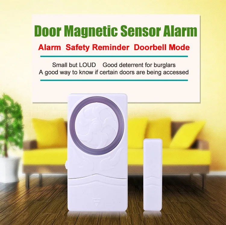 Беспроводной для дома для окна двери охранный датчик охранной сигнализации магнитный датчик для домашней системы безопасности автономный Магнитный