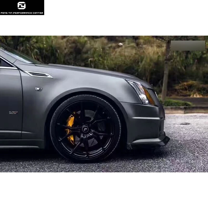 CTS CTS-V стиль PP Upainted передний бампер гоночные грили для Cadillac CTS CTS-V комплект кузова автомобиля 08-12