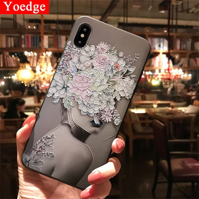

3D Emboss Fundas For Samsung Galaxy J3 J5 J7 Prime A3 A5 A7 2017 2016 J4 J6 A6 A8 Plus A9 2018 Relief Matte Flower Soft TPU Case