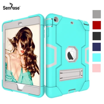 

For Apple iPad mini 1 2 3 mini1 mini2 mini3 Tablet Case Armor Shockproof Kids Safe PC Silicon Hybrid Stand Full Body Cover