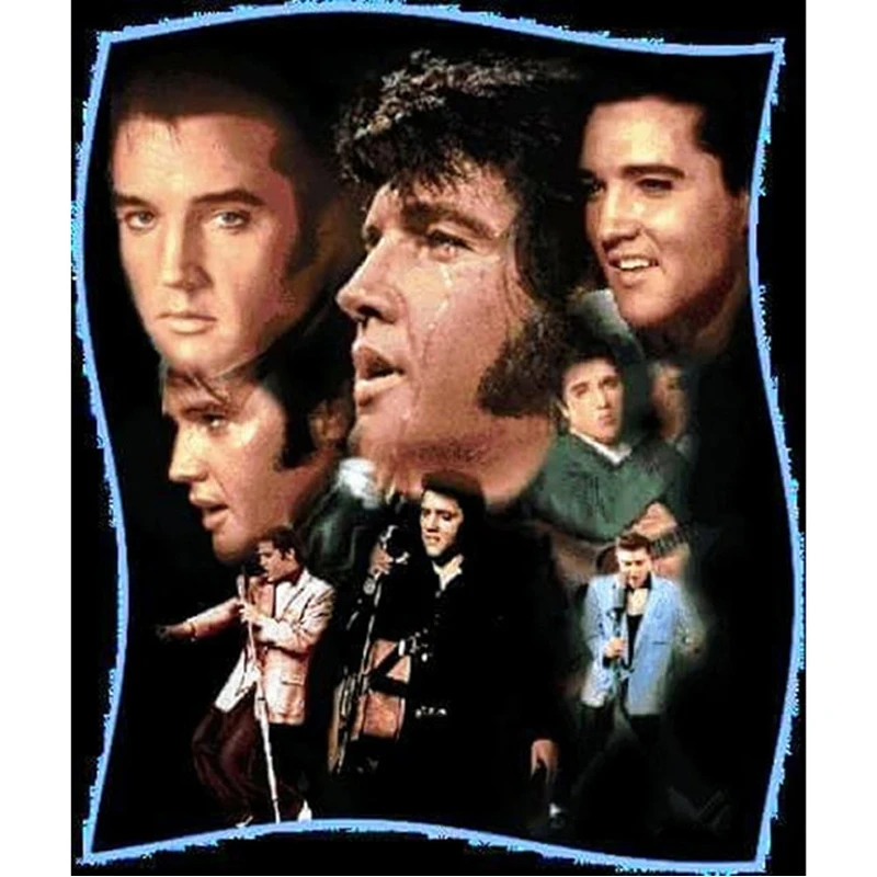 

Wall decor art 5D diy diamond painting Elvis Presley square drill full diamond embroidery needlework home decoration ZP-145