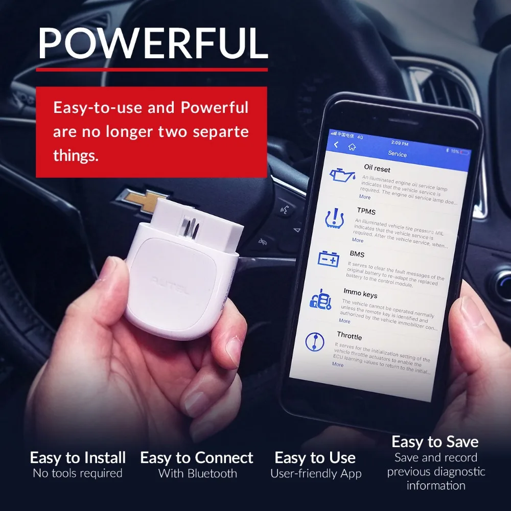 Autel AP200 Bluetooth адаптер OBD2 сканер Код считыватель полные системы OBD2 диагностический инструмент AutoVIN TPMS IMMO сервис PK Mk808