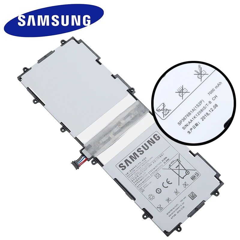 Оригинальный аккумулятор SAMSUNG SP3676B1A для Samsung Galaxy Tab 10 1 S2 N8000 N8010 N8020 N8013 P7510 P7500 P5100 P5110