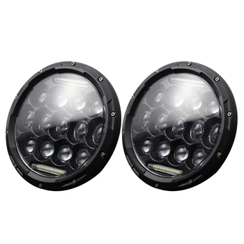 

For Jeep Jk Tj Suzuki Samurai Sj410 7Inch Led Headlights Hi/Lo Beam Headlamp