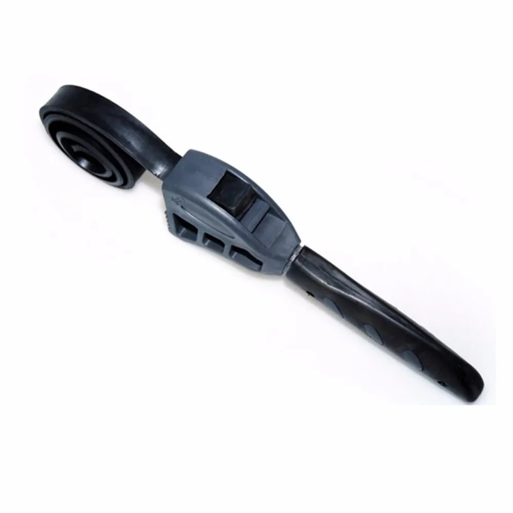 DAYFULI 500mm Rubber Strap Wrench Universal Black Wrench Adjustable Spanner Newin Wrench from