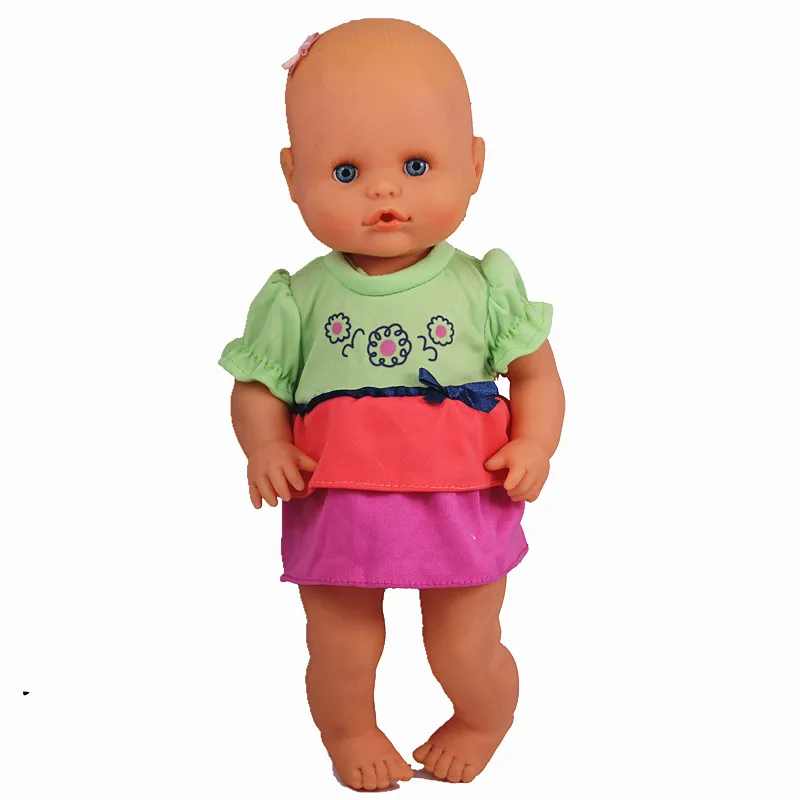 Одежда для кукол подходит для 35 см Nenuco кукла Nenuco Ropa Детские реалистичные аксессуары для куклы реборн модное платье двухсекционное платье без рукавов