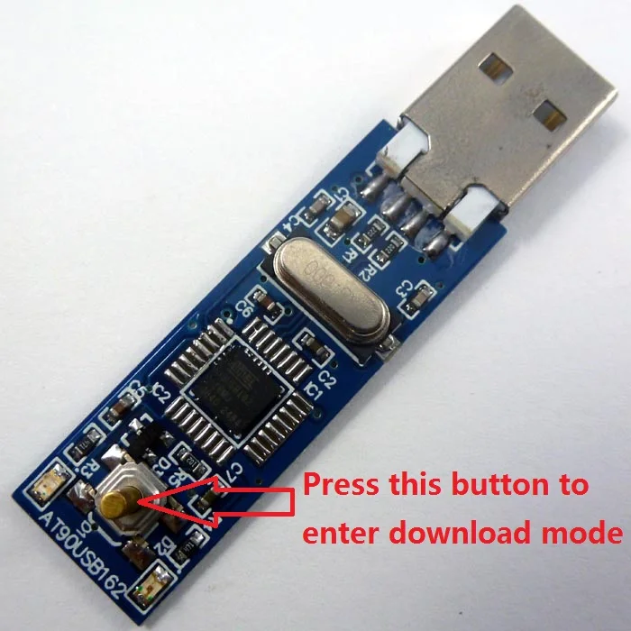 TB347 USB162 AVR USB ключ макетная плата замена ATMEGA32U2 MCU игра DFU флип