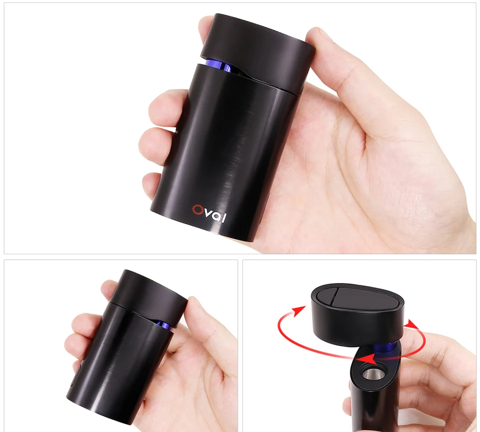 Kingtons oval vaporizer electronic cigarette for dry herb wax All-in-one kit (6)