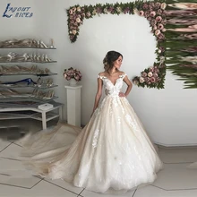 SHJ112 роскошное платье Vestido De Noiva Элегантное свадебное платье винтажные Свадебные платья на заказ Robe De Mariee