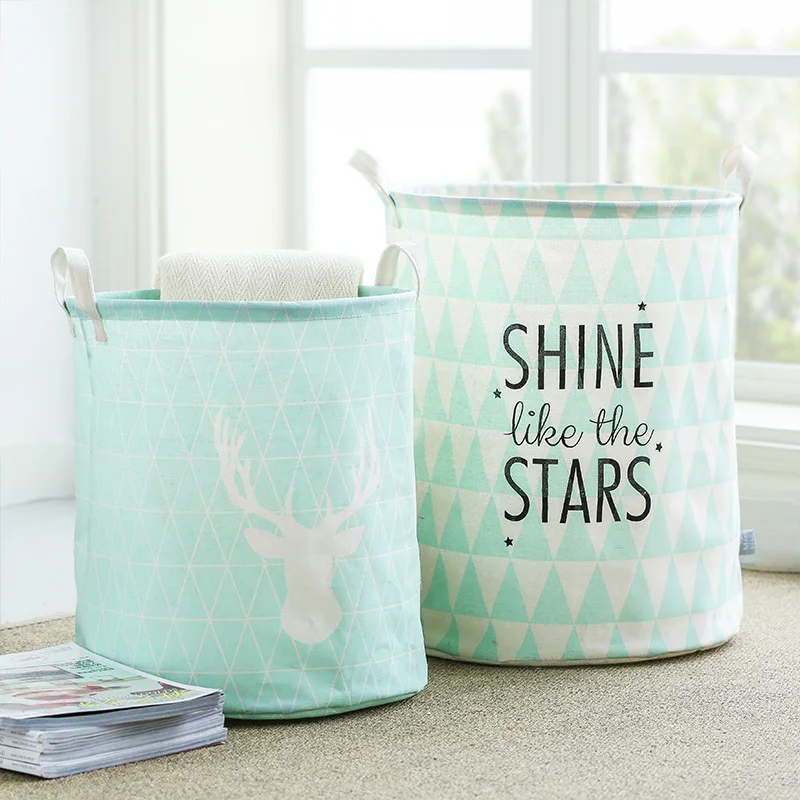 Laundry Bag Laundry Basket Mint Green Laundry Basket Dirty Clothes