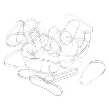 

200pcs Transparent Elastic Rubber band for Hair Woman Girl Gift
