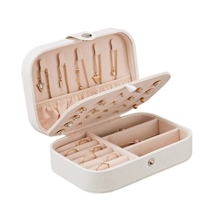 

Makeup accessories tools Pochette Maquillage eyelash lipstick box Multi-function Travel Jewelry Earring organizer