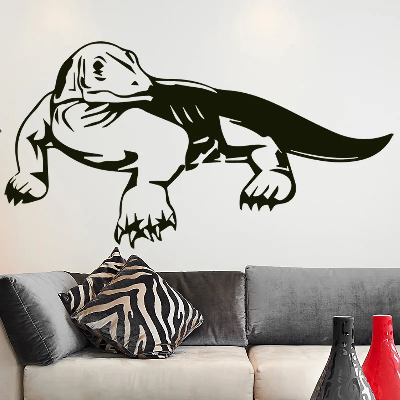 

Lizard Pattern Wall Sticker Creative Animal Design for Living Room Accessories Self-adhesive Wall Decals Waterproof Vinyl Poster