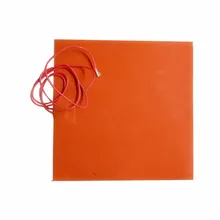 240X240 мм 600W 240V w/NTC 100 к термистор, 3 м PSA OEM гибкой силиконовой резины Нагреватель 3D-принтеры радиатор грелка-1 шт