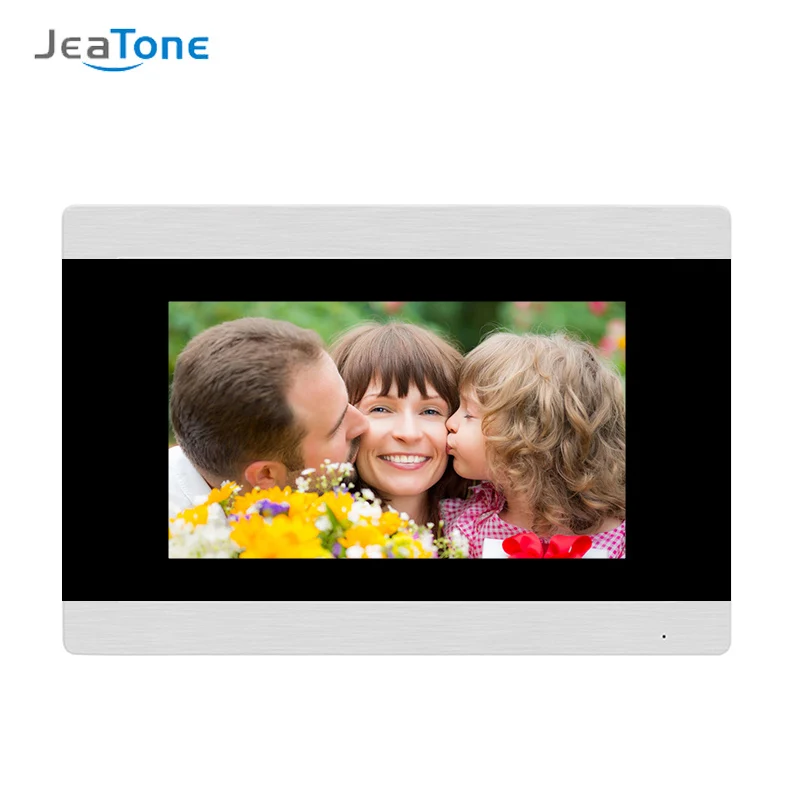 JeaTone 7 inch WIFI IP Video Door Phone Intercom Wired Single monitor Access Control System Touch Screen Motion Detection