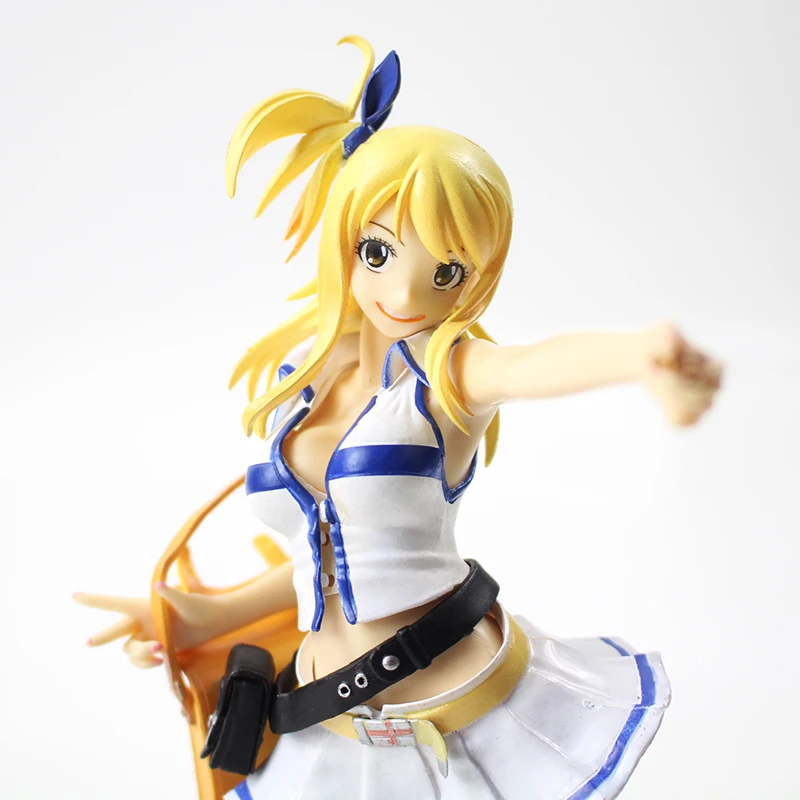 20cm Fairy Tail Anime Collectible Lucy Heartfilia Figure Toy Perfect Gift For Kids Anime Enthusiasts - 7