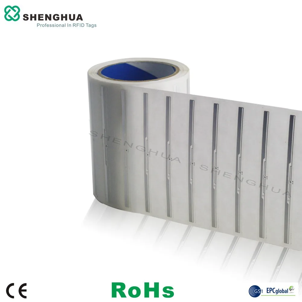 10 шт./упак. EPC CLASS1 GEN2 Пассивные RFID метки для 860-960 МГц Пассивный книжная этикетка Стикеры для изготовления обложек книг Управление