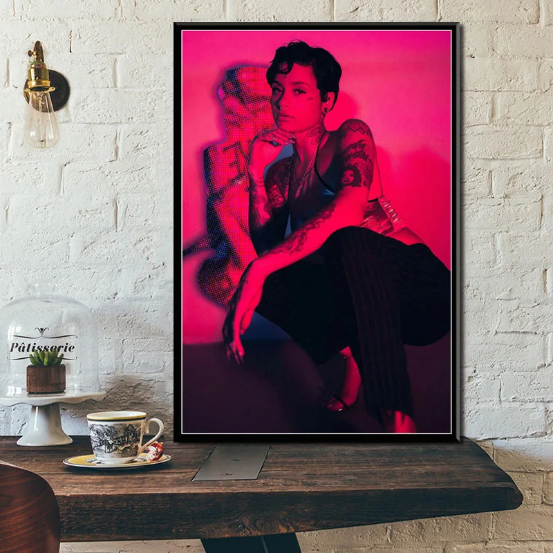 P388 Kehlani Поп музыка певица звезда Искусство Живопись Шелковый Холст плакат