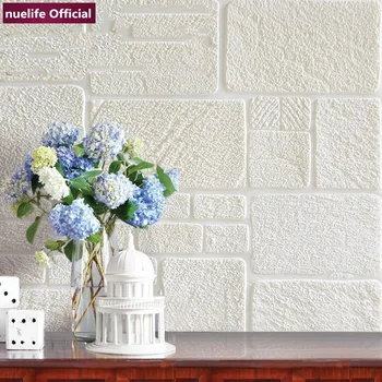 

Retro Style 3D Culture Stone Brick Pattern Soft Pack Wallpaper Self-adhesive Waterproof Foam Background Decoration Wall Sticker