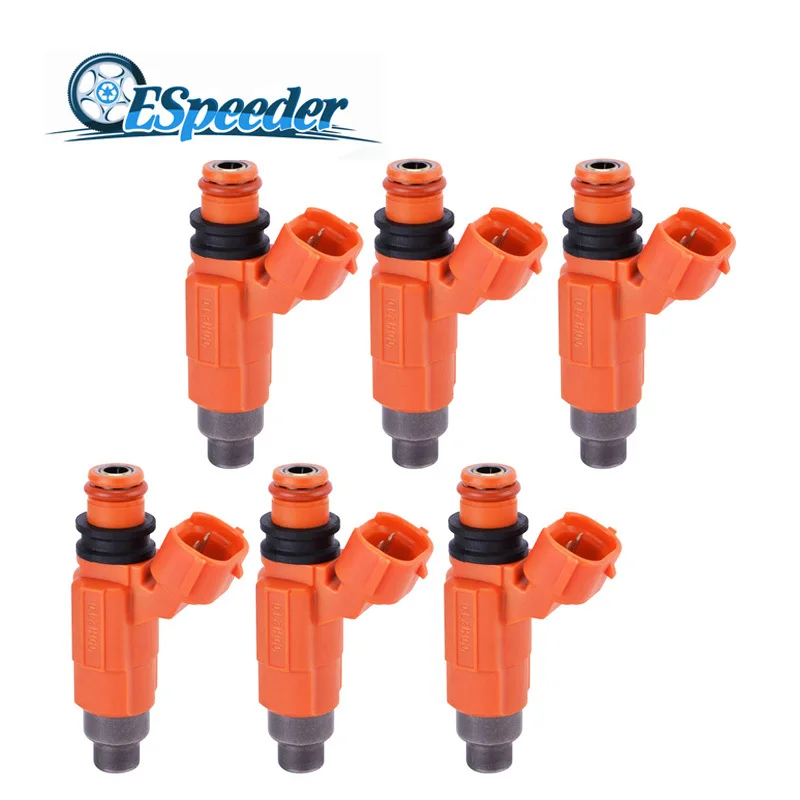 

ESPEEDER NEW 6 pcs Original Core Fuel Injector CDH210 For Yamaha Outboard 115HP Mitsubishi Eclipse
