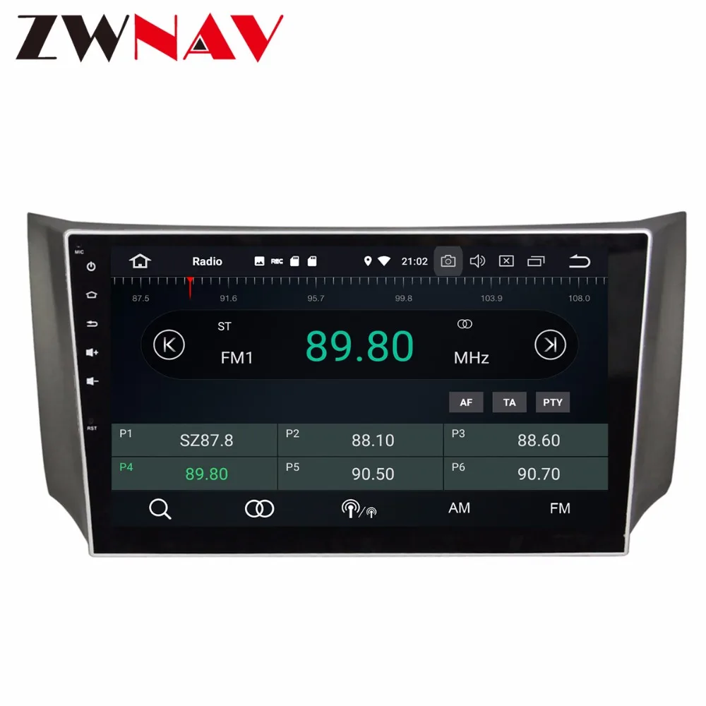 Clearance 4+32G Android 8.0 Car Multimedia Player head unit for Nissan Sylphy 2012 2013 2014 2015 2 din GPS Radio GPS Stereo Audio Player 5