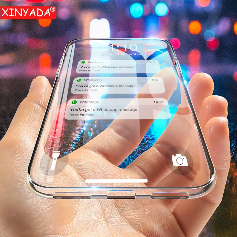 luxury Soft Bumper Silicone Gel TPU Clear Cover For iPhone XR XS Max 8 Plus 7 X iPhone8 6 6s Case protective Shell Armor coque | Мобильные