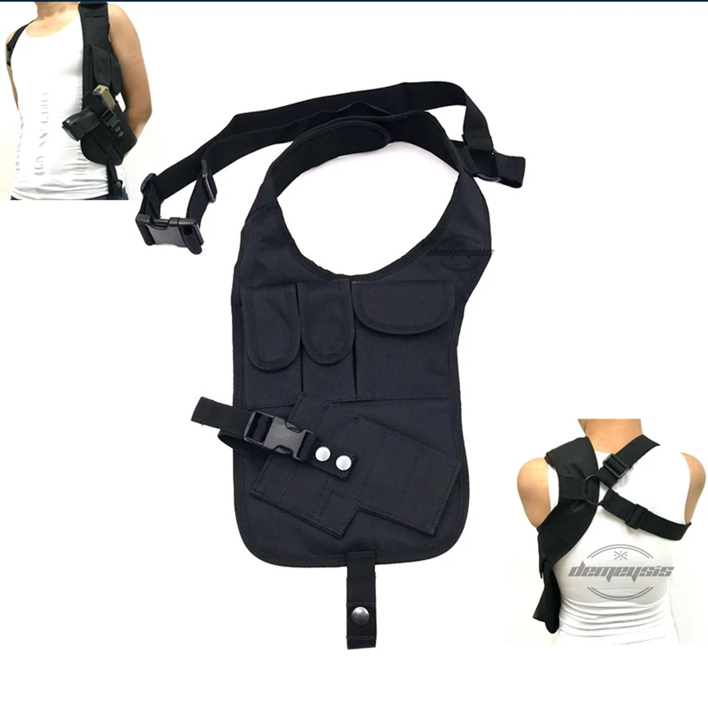 Travel Anti Theft Safety Hidden Gun Holster Underarm Gun Pouch Shoulder