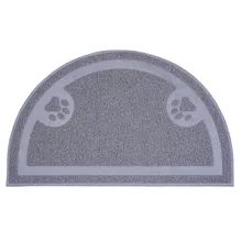 Милые выполненные из ПВХ для собак коврик для питомцев щенком для очистки миска для корма коврики для стола легкая чистка и вытирание