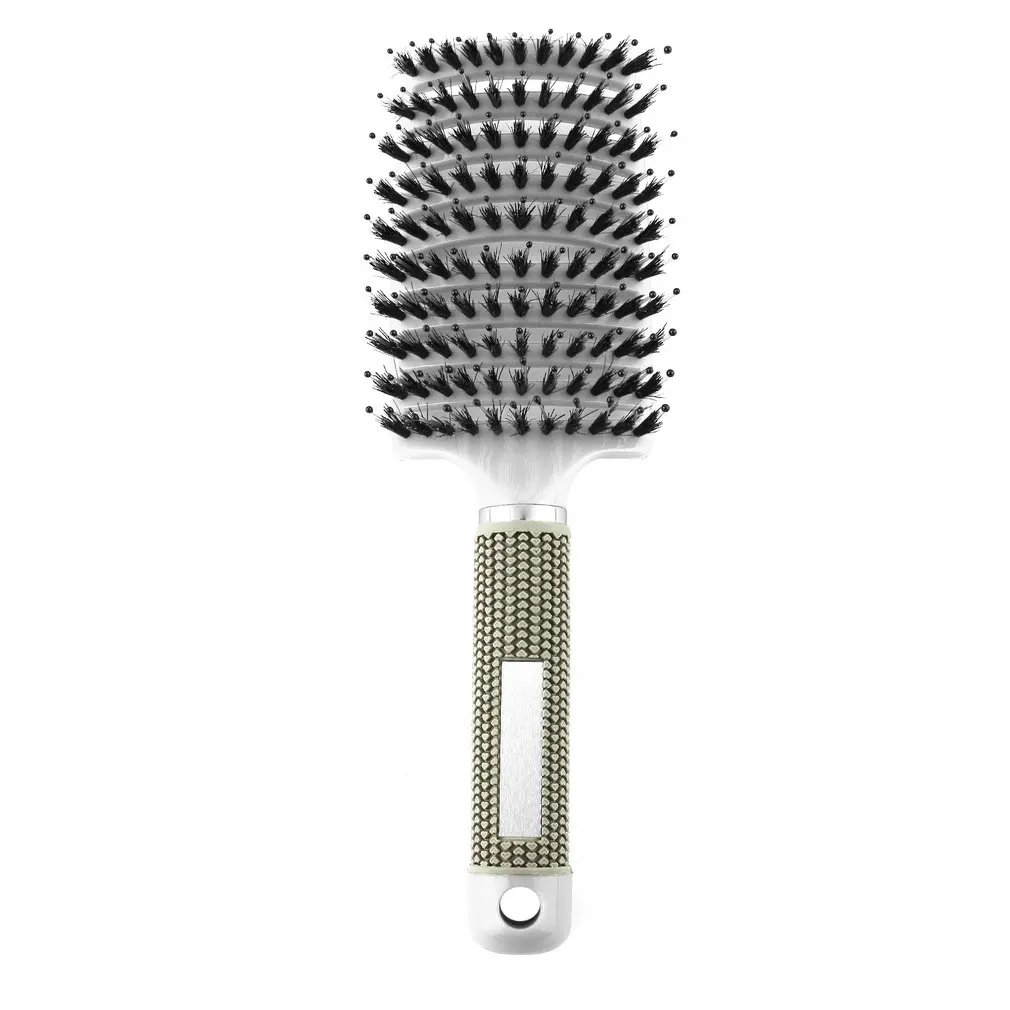 Women Hair Scalp Massage Comb Bristle& Nylon Hairbrush Wet Curly Detangle Hair Brush for Salon Hairdressing Styling Tools