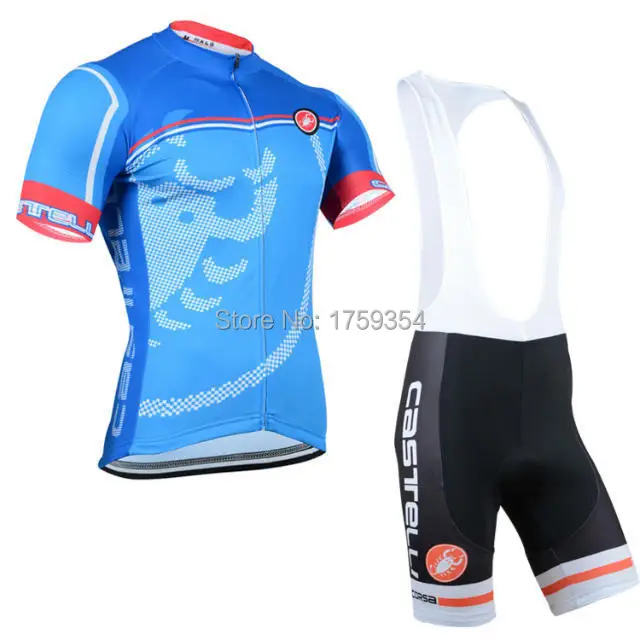 Can be mixed size 2015 Spain caste Team Bike Jersey cycling jersey short sleeve Cycling wear | Спорт и развлечения