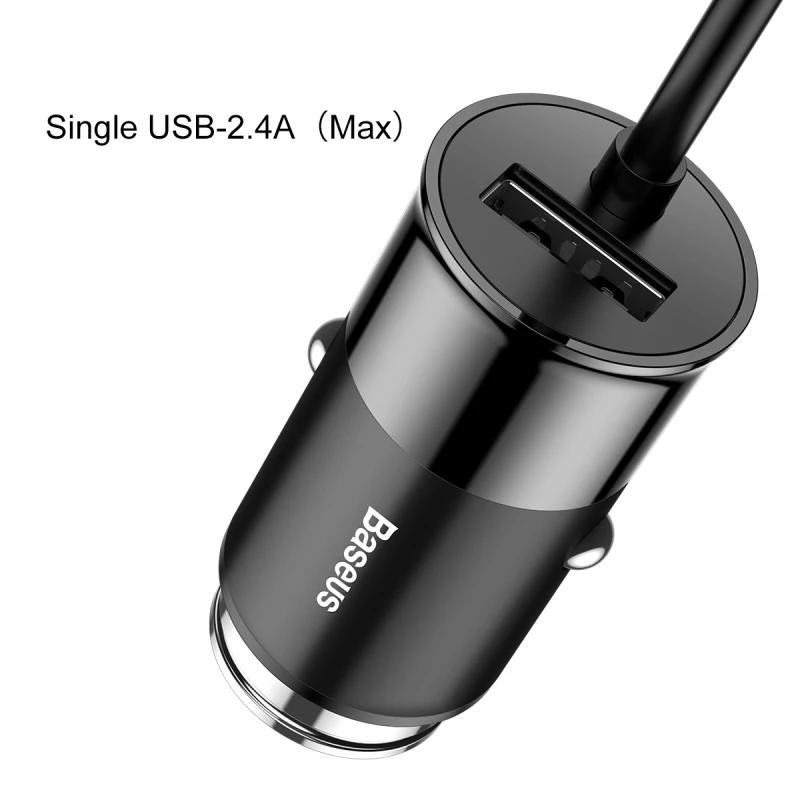 Baseus متعددة 4 منافذ USB شاحن سيارة متعددة 5.5A توربو سريع سيارة شحن USB شاحن آيفون X سامسونج Xiaomi الهاتف المحمول