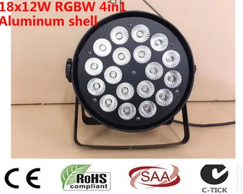 

(12pcs) Disco Lamp stage light 4/8 channels LED Par Can RGBW 18x12W 18x15W RGBWA for Discos Music Stage Effect