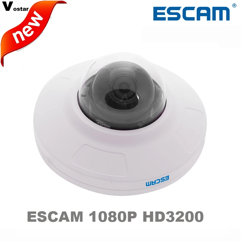 free shipping Escam HD3200 Onvif 2MP H 264 1080P ONVIF IP Bullet Outdoor camera IP66 Waterproof
