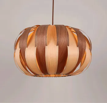 

Modern traditional retro Ply-Wood chips art Chandelier Handmade E27 LED lamp indoor lamp for stairs&porch&living room BT299