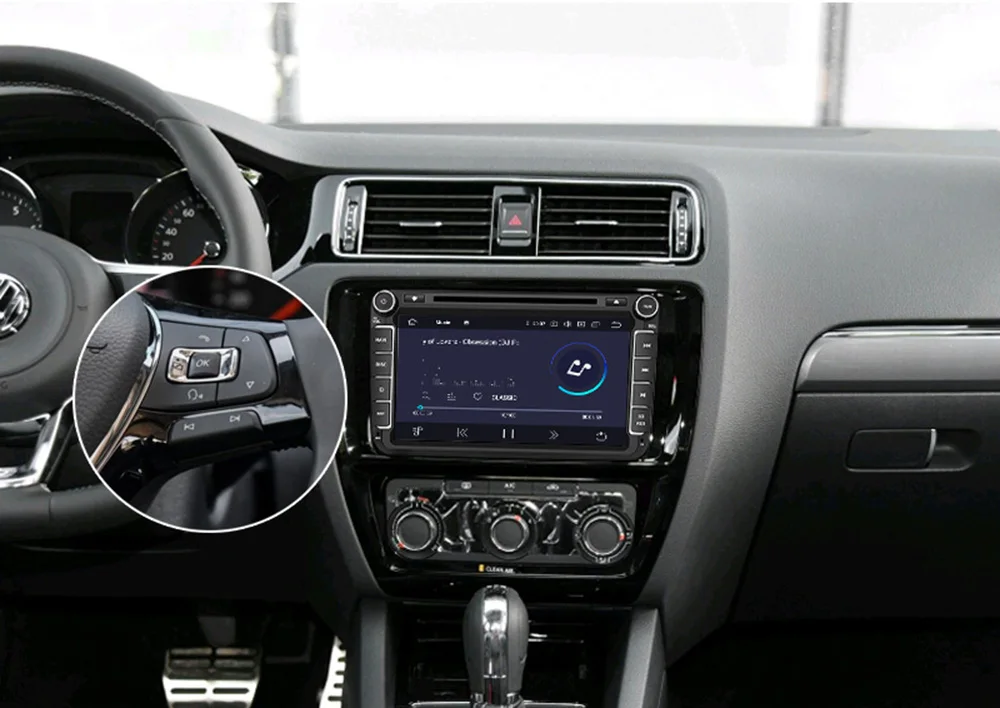 Clearance IPS DSP 2GB Android 9.0 Car radio gps for Volkswagen/VW/Passat b7/POLO/GOLF 5 6 For seat leon skoda octavia yeti superb rapid 7