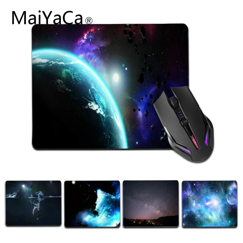 MaiYaCa Новый Дизайн Планета DIY дизайн изображения игровой коврик для мыши Размер 25x29