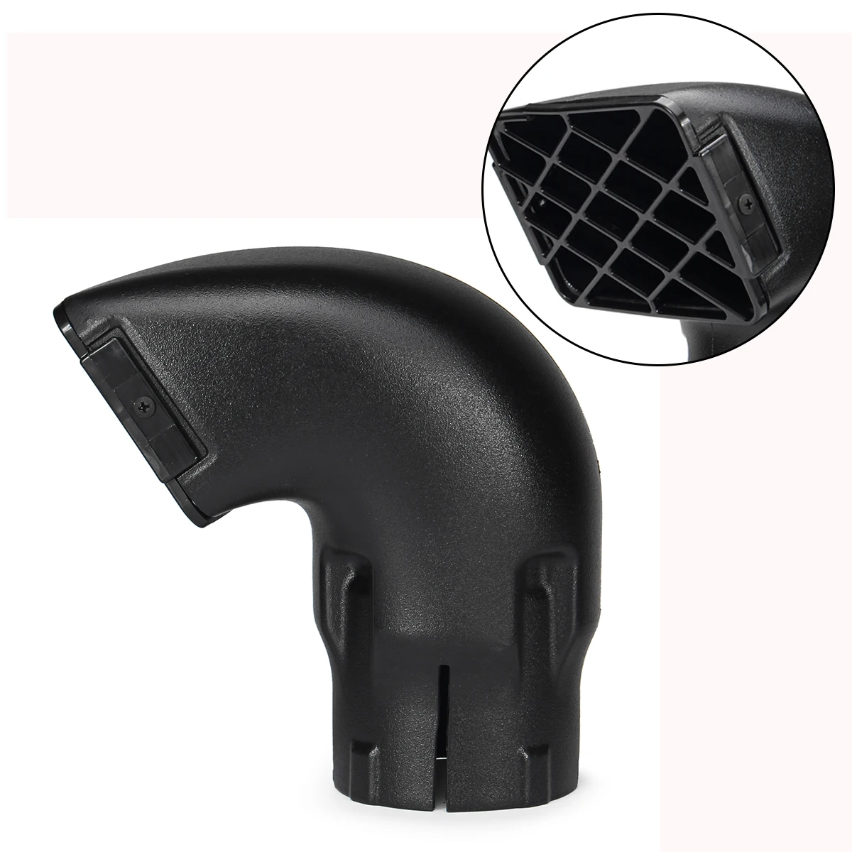 3,5 дюймов Air Snorkel Head УФ-стойкий LLDPE Snorkel Air Ram Head для Land Cruiser VDJ76/VDJ78/VDJ79 автомобильный воздухозаборник Ram Fit