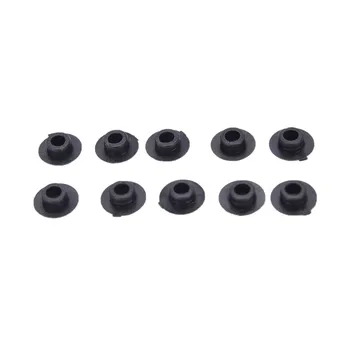 

100PCS M4 M5, M6, M8, M10 Black Hex Socket Allen Bolt Screw Nut Hexagon Head Cover Cap Protector Fasteners Screws Covers Caps