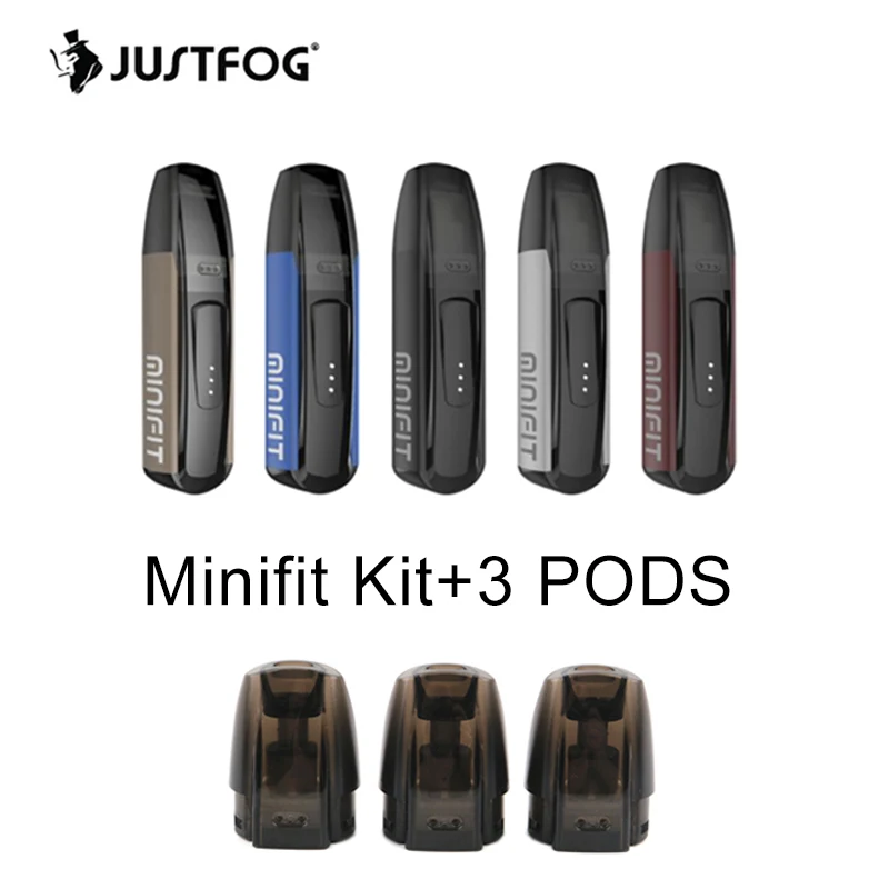 

NEW JUSTFOG MINIFIT Starter Kit 370mAh all in one Vape Mini Kit 370mAh Battery Built-in 1.5ml Tank MINIFIT Pods Kit VS P16A Kit