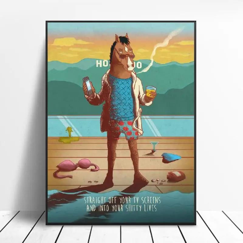 BoJack Холст Живопись Художественная печать плакат картина на стену современный