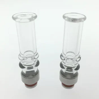 

E-XY 810/510 Long Straight Glass Straight Drip Tip Mouthpiece 810 Drip Tip for Vape Electronic Cigarette RDA RBA Atomizer