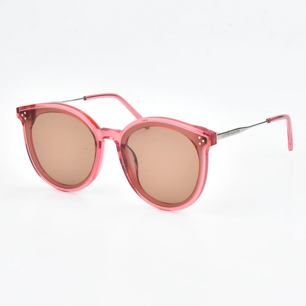 grey Eye Lens pink Runde Grey Brillen Brown Objektiv Sonnenbrille Lens Marke Blue Cat Vs Vintage Männer Design Frauen Lens Acetat Farbige Black Outdoor Mit Koreanischen Sommer wHxtgRqn